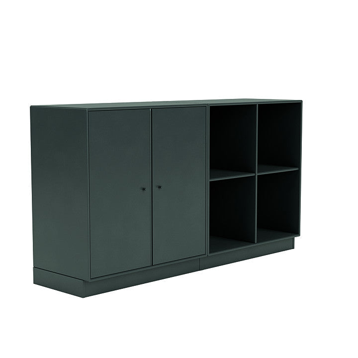 Montana paar klassiek dressoir met 7 cm plint, zwarte jade