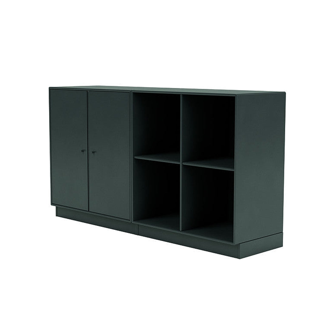 Montana Par Sideboard clásico con zócalo de 7 cm, jade negro