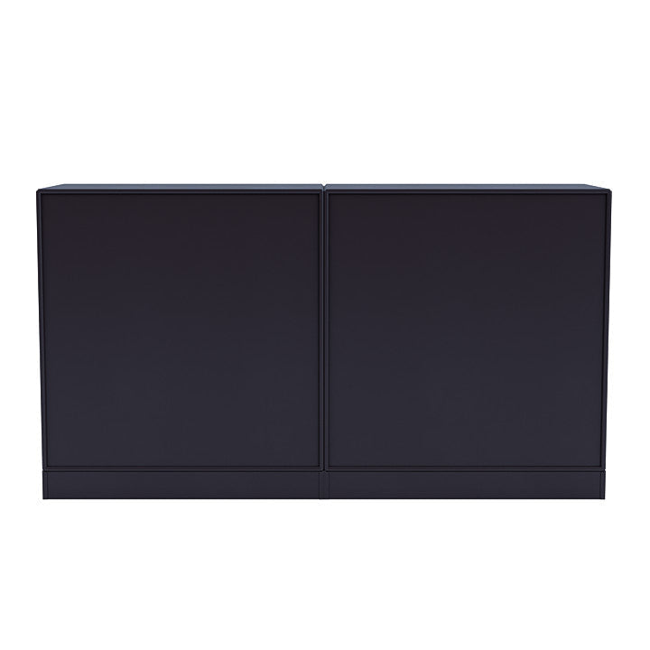 Montana -Paar klassisches Sideboard mit 7 cm Sockel, Schatten
