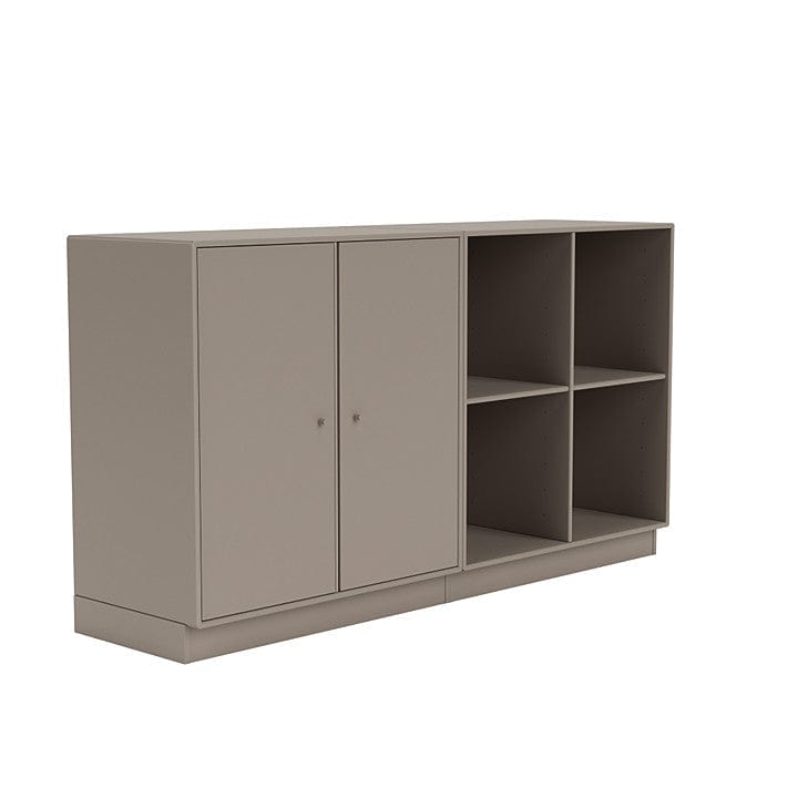 Montana paar klassiek dressoir met 7 cm plint, truffelgrijs