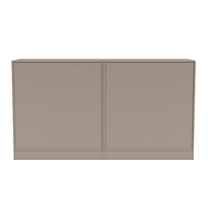 Coppia Montana Classic Sideboard con plinto da 7 cm, grigio al tartufo