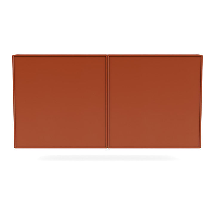 Montana Pair Classic Bookboard avec rail de suspension, Hokkaido Brown