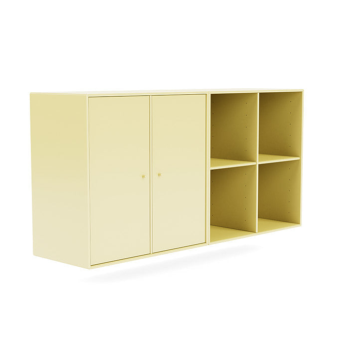 Coppia Montana Classic Sideboard con binario di sospensione, camomilla giallo