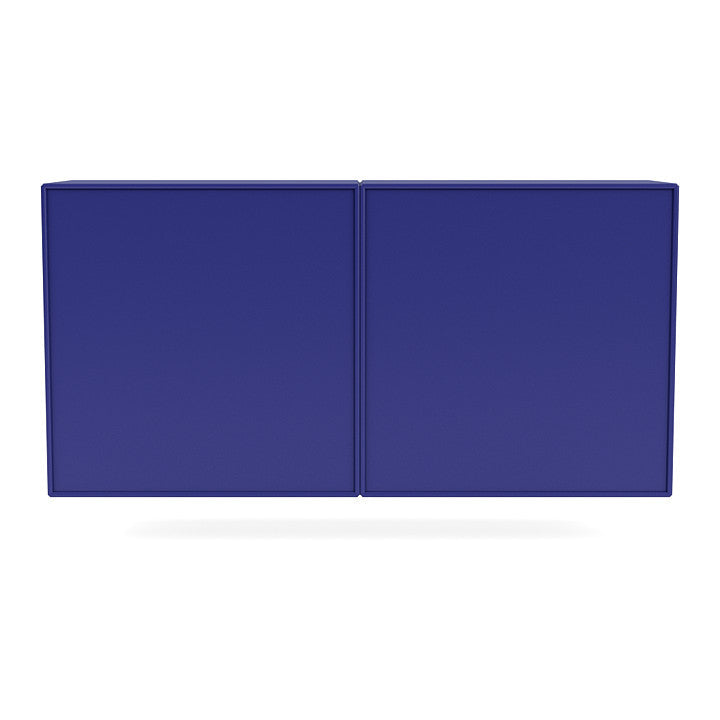 Montana Pair Classic Bookboard avec rail de suspension, monarque bleu