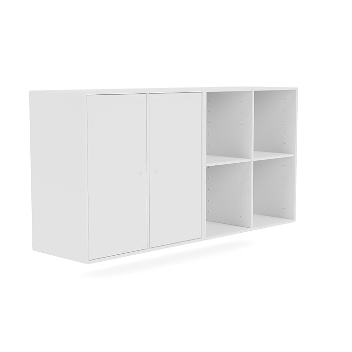 Montana Pair Classic Bookboard avec rail de suspension, nouveau blanc