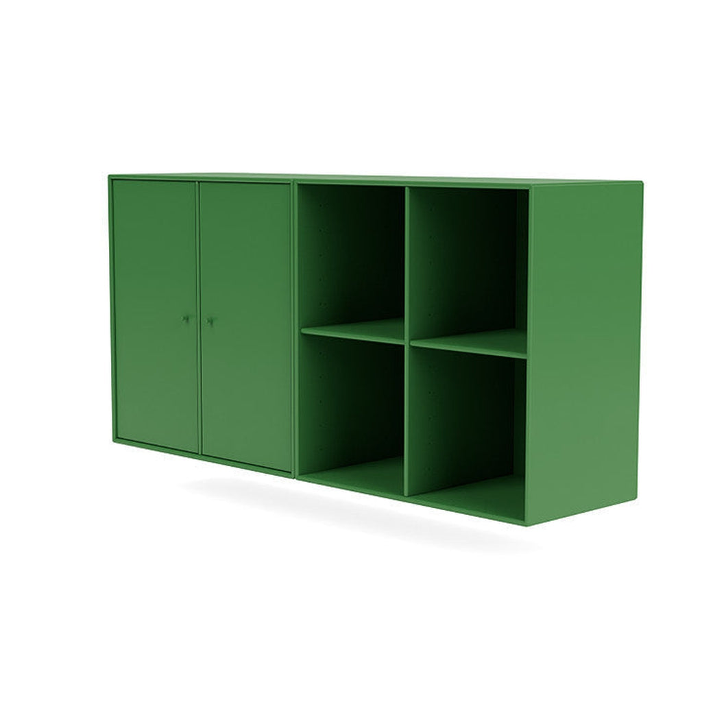 Montana paar klassiek dressoir met ophangrail, Parsley Green