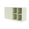 Montana paar klassiek dressoir met ophangrail, Pomelo Green