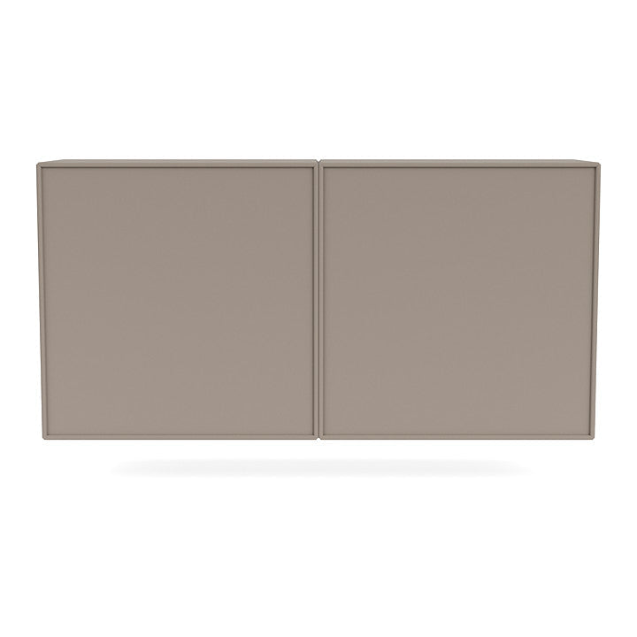 Coppia Montana Classic Classic Sideboard con rotaia a sospensione, grigio al tartufo