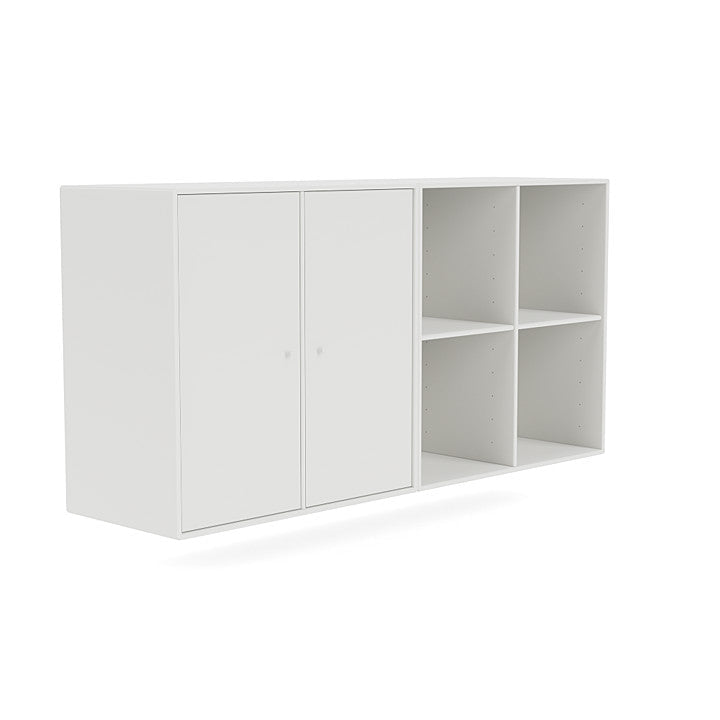 Montana Pair Classic Bookboard avec rail de suspension, blanc