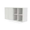 Coppia Montana Classic Sideboard con binario di sospensione bianco