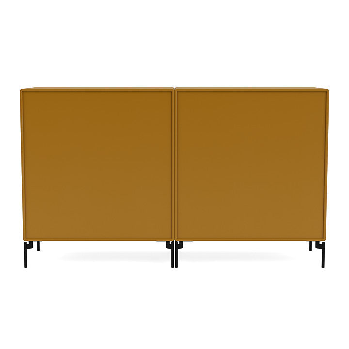 Montana Pair Classic Sideboard met benen, Amber/Black