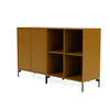 Coppia Montana Classic Sideboard con gambe, ambra/nero