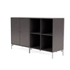 Montana coppia classica sideboard con gambe, caffè/matt chrome