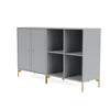 Montana coppia la classica sideboard con gambe, fjord/ottone