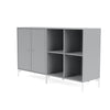 Coppia Montana Classic Sideboard con gambe, fiordo/Biancaneve