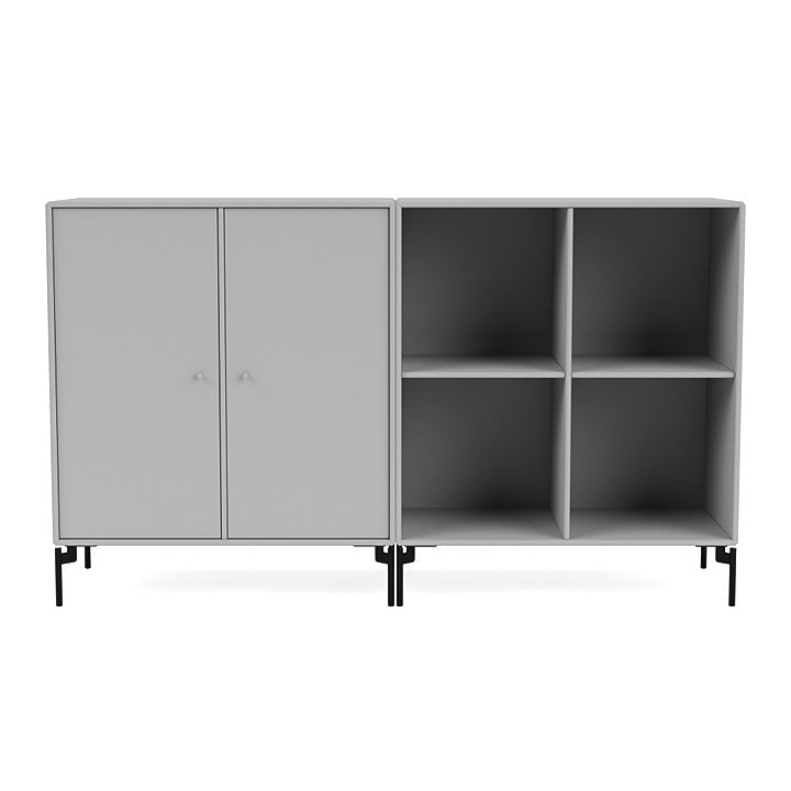 Montana Pair Classic dressoir met benen, Fjord/Black