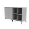 Coppia Montana Classic Sideboard con gambe, fjord/nero