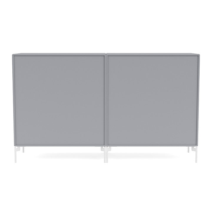 Montana Pair Classic Sideboard With Legs, Graphic/Snow White