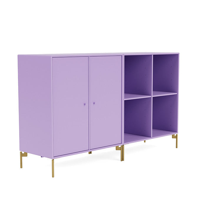 Coppia Montana Classic Sideboard con gambe, iris/ottone