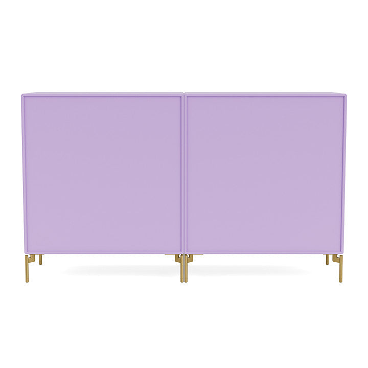 Montana Pair Classic Sideboard With Legs, Iris/Brass