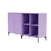 Montana coppia la classica sideboard con gambe, iris/nero