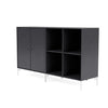 Montana coppia la classica sideboard con gambe, nero carbone/neve