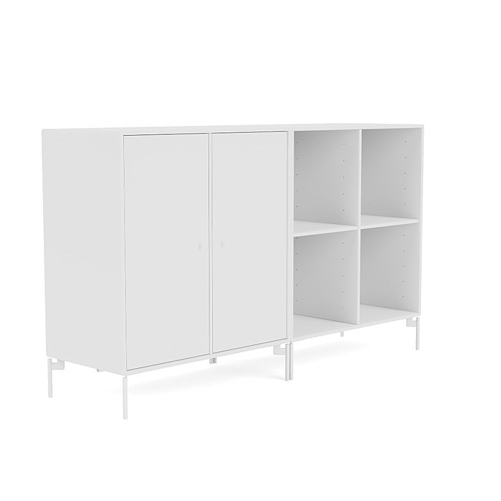 Montana Pair Classic Sideboard met benen, nieuw wit/sneeuwwit