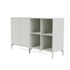 Montana Pair Classic Sideboard met benen Nordic/Matt Chrome