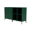 Coppia Montana Classic Sideboard con gambe, pino/nero