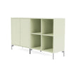 Montana Coppia Classic Sideboard con gambe, Pomelo/Matt Chrome