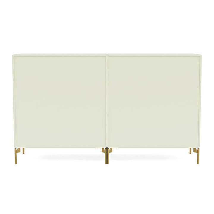 Montana Pair Classic Sideboard With Legs, Pomelo/Brass
