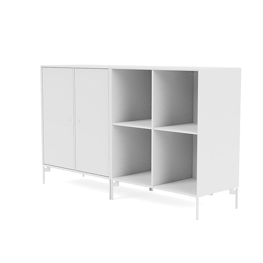 Montana Paar klassisches Sideboard mit Beinen, Schneewittchen/Schneewittchen