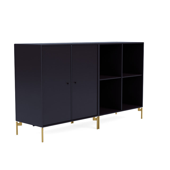 Montana Paar klassisches Sideboard mit Beinen, Schatten/Messing