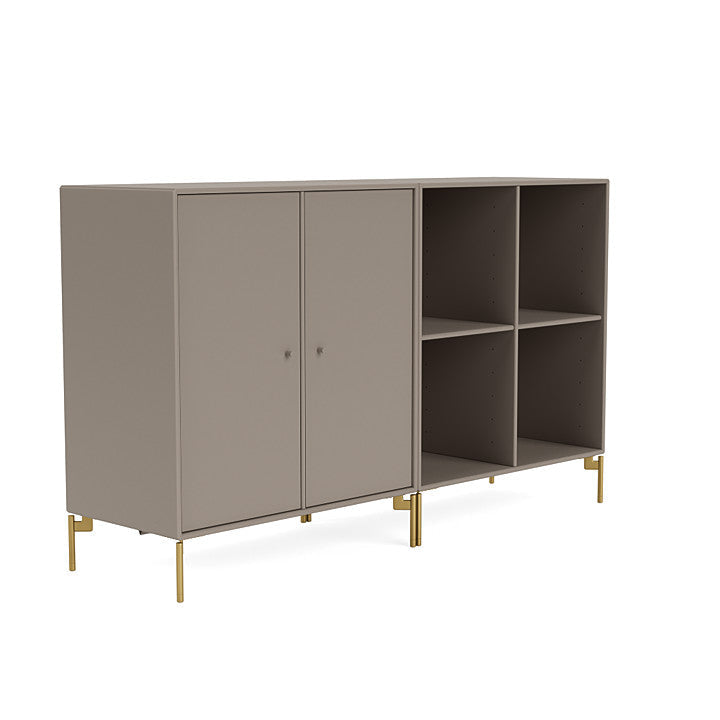 Montana Coppia Classic Sideboard con gambe, tartufo/ottone