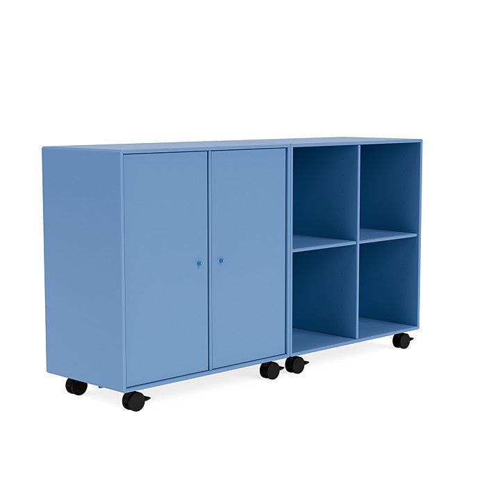 Montana Paar klassisches Sideboard mit Castors, Azure Blue