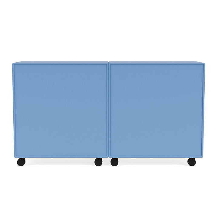 Montana Paar klassisches Sideboard mit Castors, Azure Blue