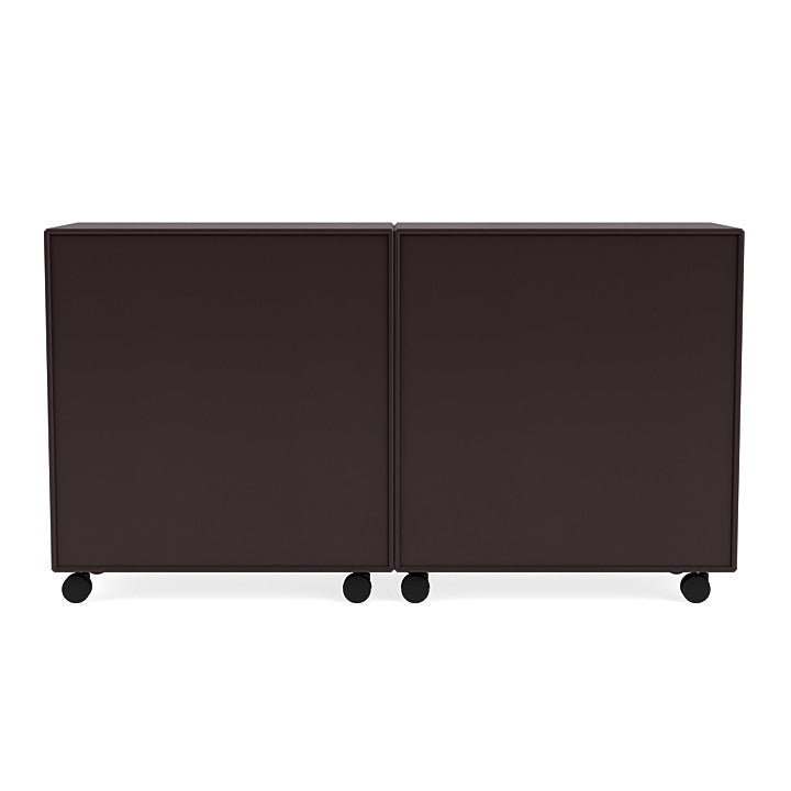 Montana Pair Classic Sideboard med hjul, Balsamic Brown