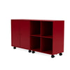 Montana Pair Classic Sideboard With Castors, Beetroot Red