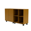 Coppia Montana Classic Sideboard con Castors, Giallo ambra