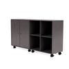 Montana coppia la classica sideboard con Castors, Coffee Brown