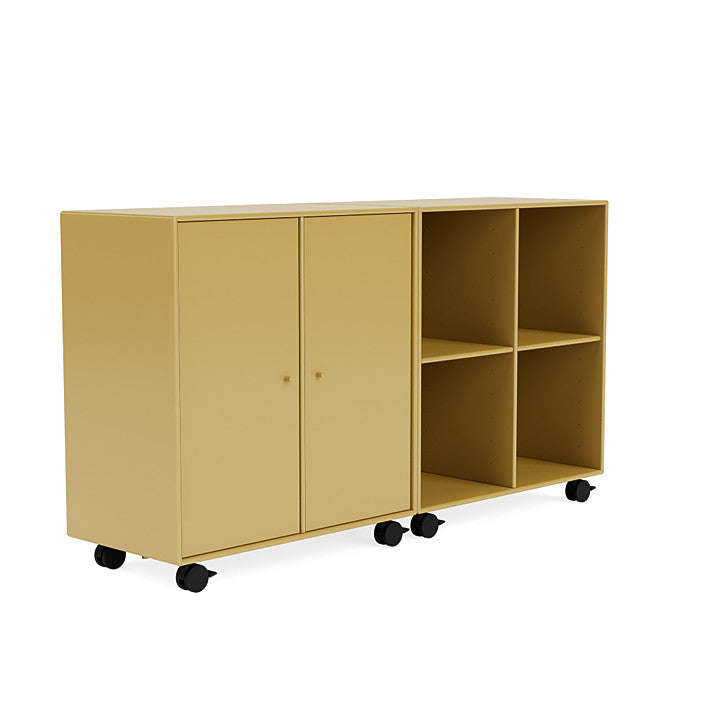 Montana Par Sideboard clásico con castores, amarillo de comino