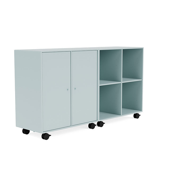 Montana Pair Classic Bookboard With Castors, Flint