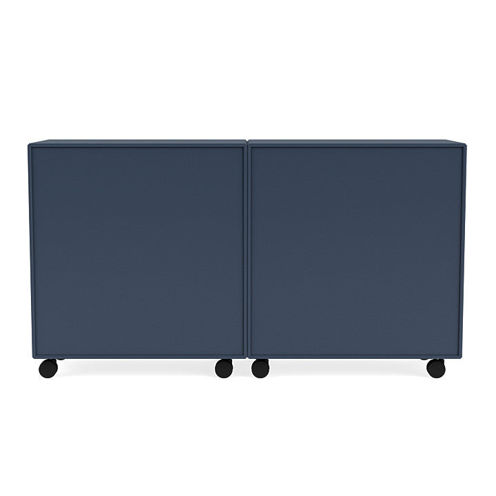 Montana Paar klassisches Sideboard mit Castors, Juniper Blue