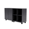 Montana Paar klassisches Sideboard mit Rizinus, Carbon Black