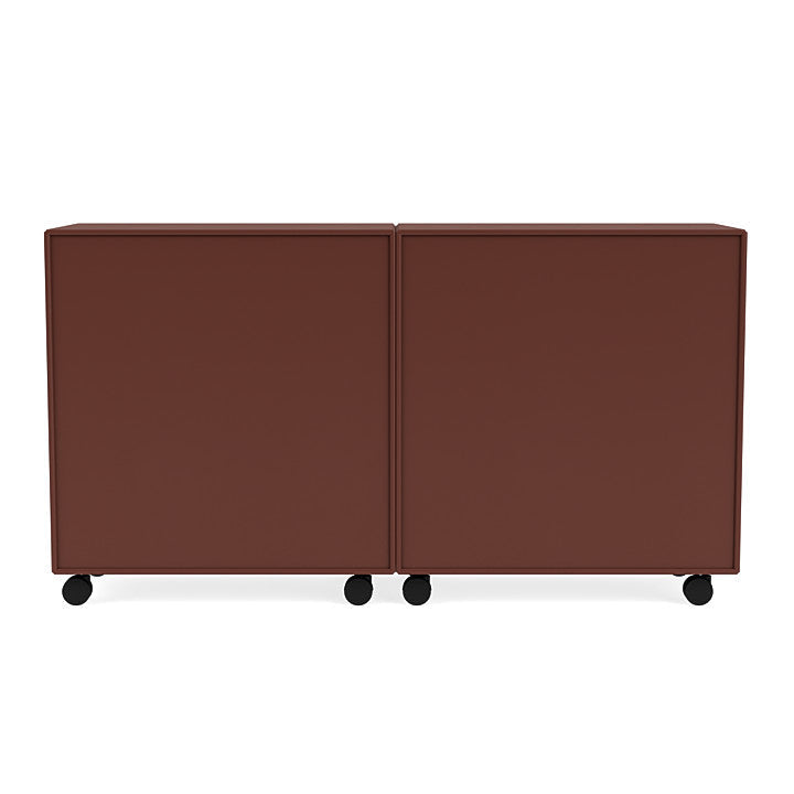 Montana Pair Classic Bookboard With Castors, Masala