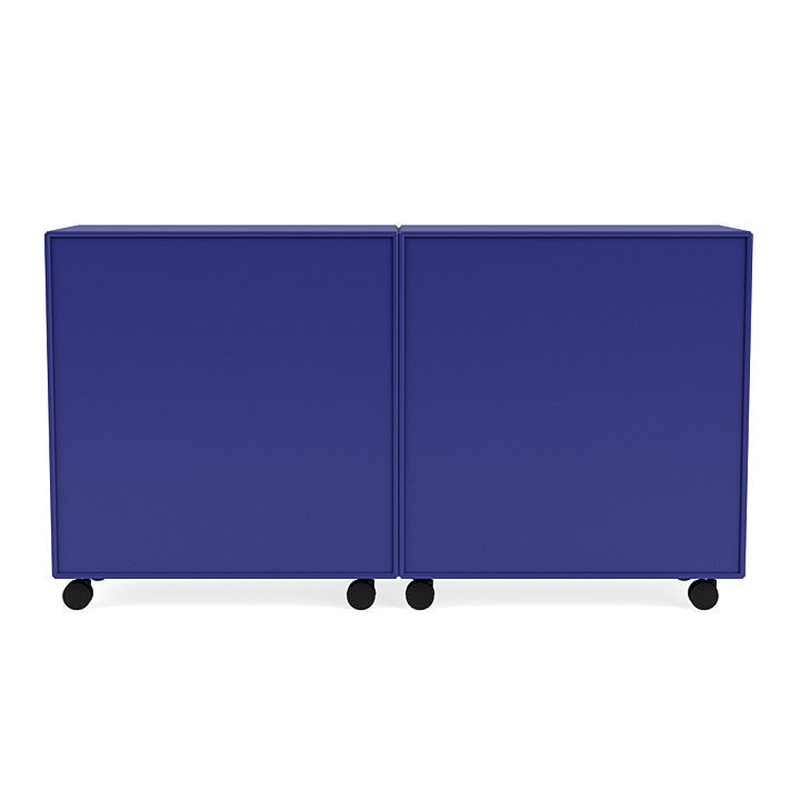 Montana Paar klassisches Sideboard mit Castors, Monarch Blue