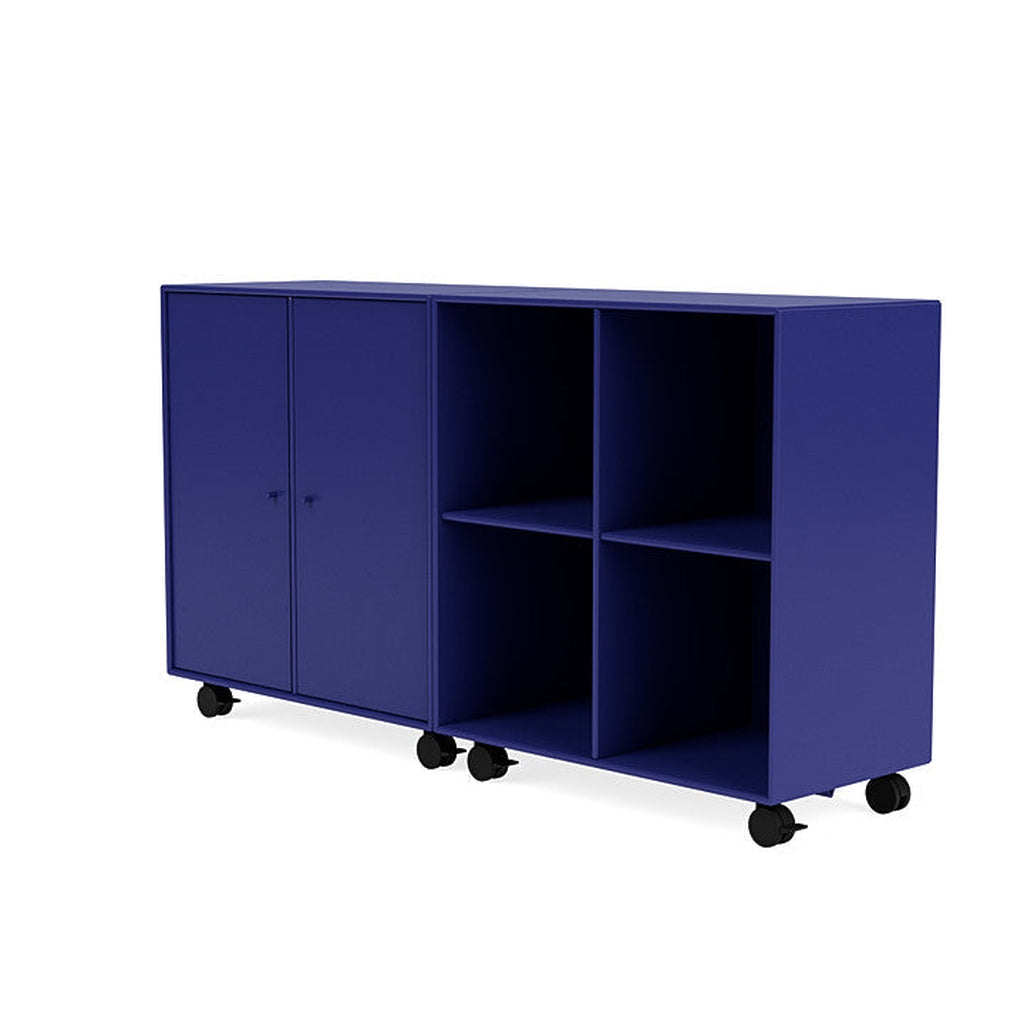 Montana Paar klassisches Sideboard mit Castors, Monarch Blue