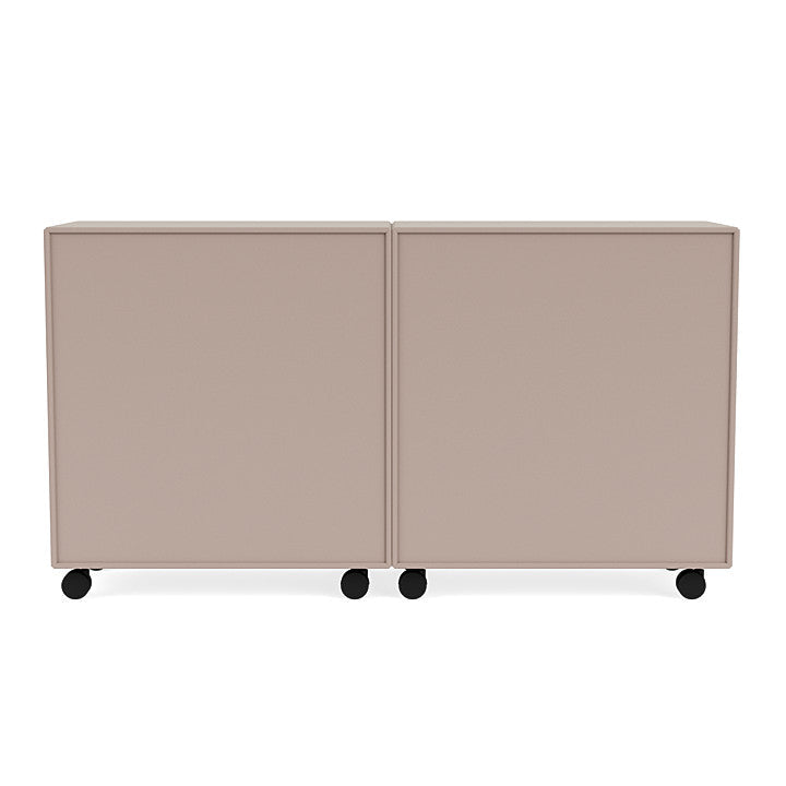 Montana Pair Classic Sideboard met Castors, Mushroom Brown