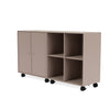 Montana coppia classica sideboard con i casi, marrone funghi