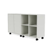 Montana Pair Classic Bookboard With Castors Nordic White